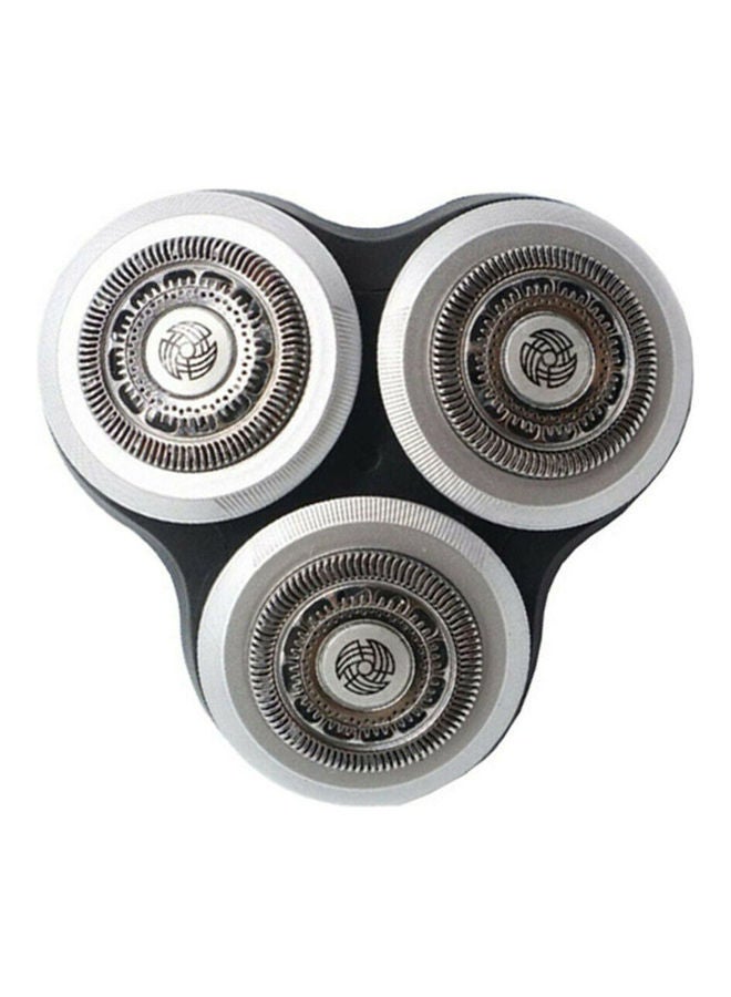 Shaver Replacement Head Black/Silver