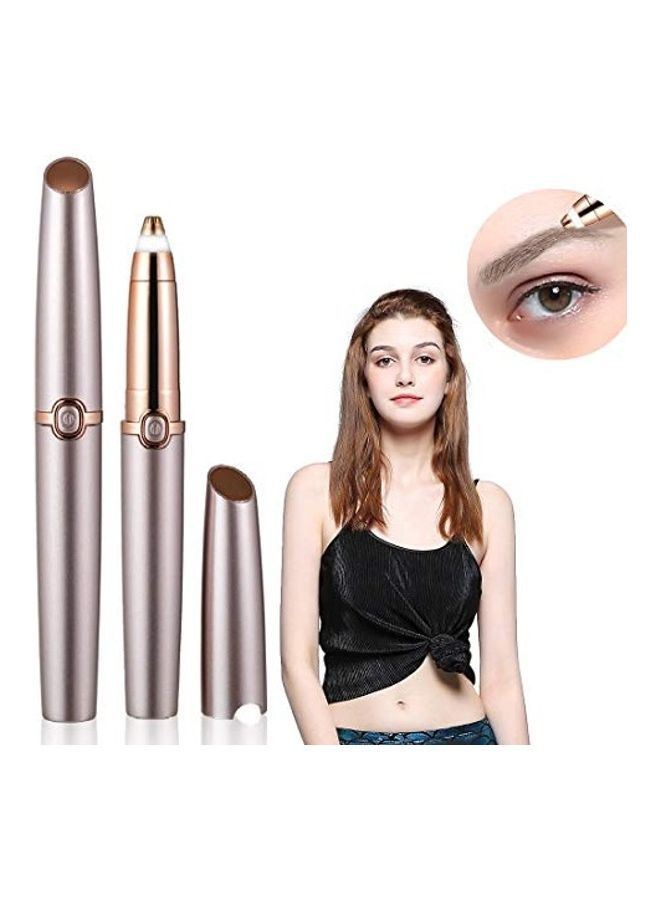 Electric Eyebrow Trimmer Rose Gold