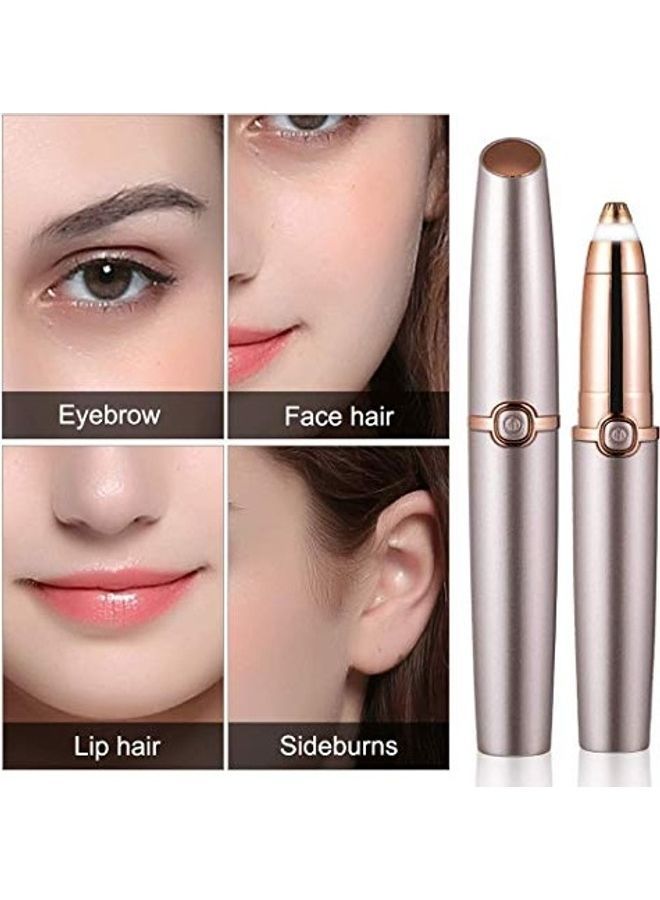 Electric Eyebrow Trimmer Rose Gold