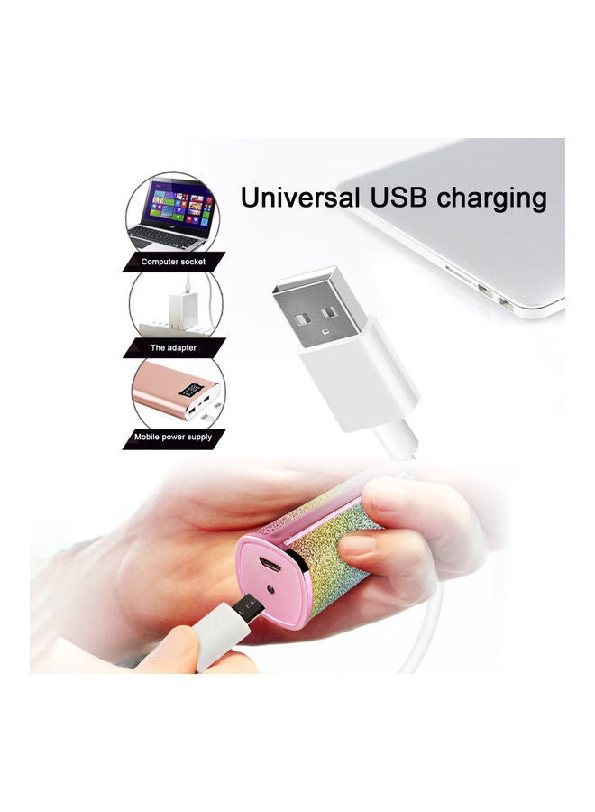 USB Charge Mini Electric Lipstick Design Shaving Machine Pink