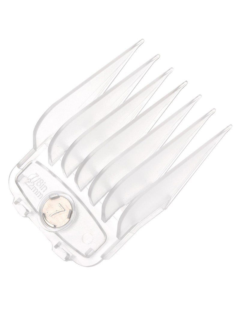 10-Piece Hair Trimmer Cutting Guide Comb Set Clear