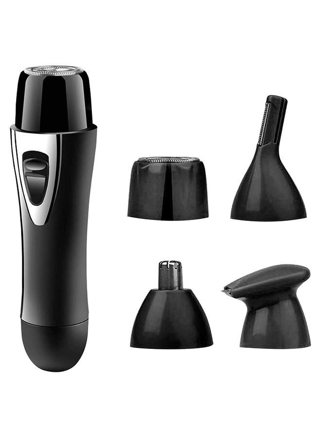 4-In-1 Painless Electric Facial Hair Removal Kit Black