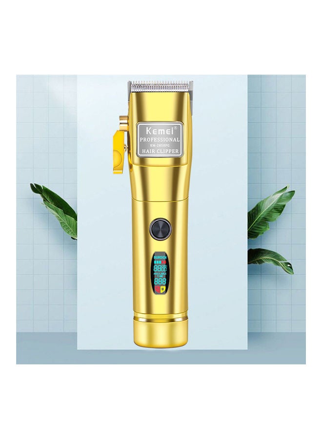 Electric Cordless Hair Trimmer Gold 4 x 19cm