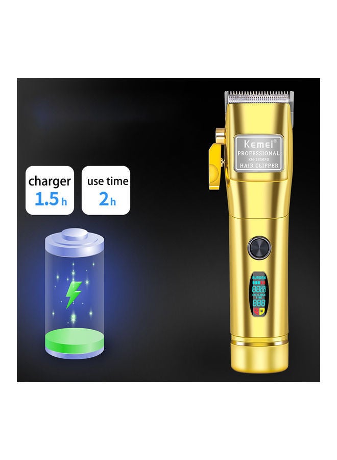 Electric Cordless Hair Trimmer Gold 4 x 19cm