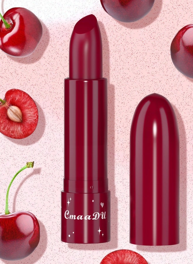 6Pcs lipstick Set Fruit Flavor Temperature Change Lipstick Strawberry Peach Moisturizing