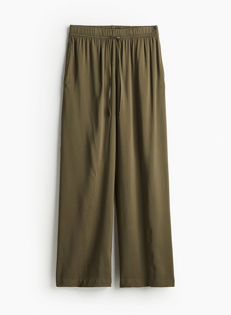 Wide Pull-On Trousers