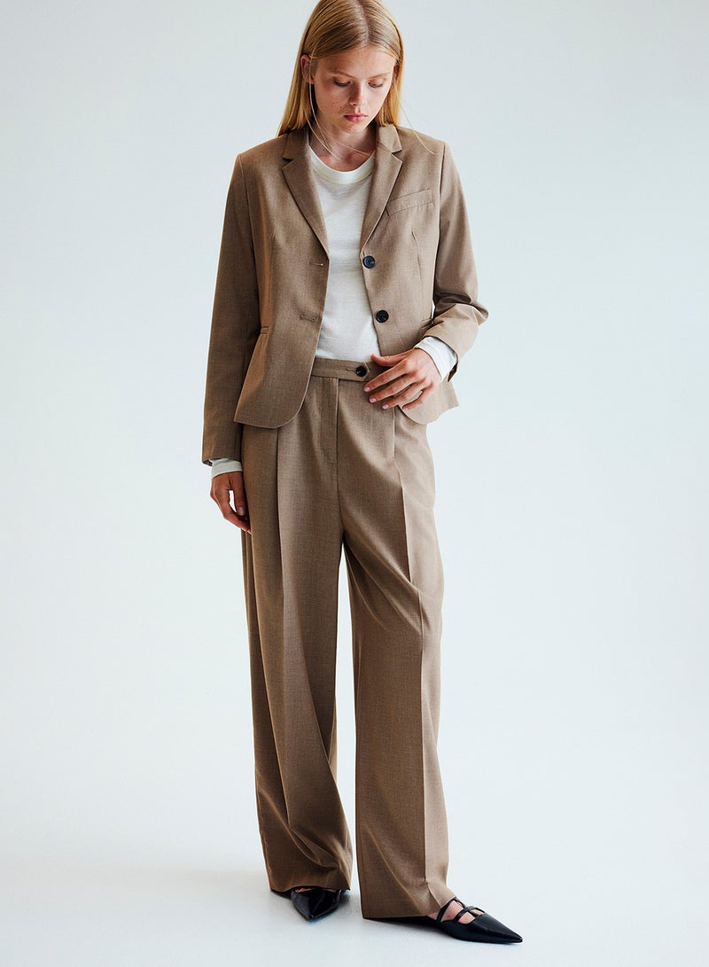 Crease-Leg Trousers