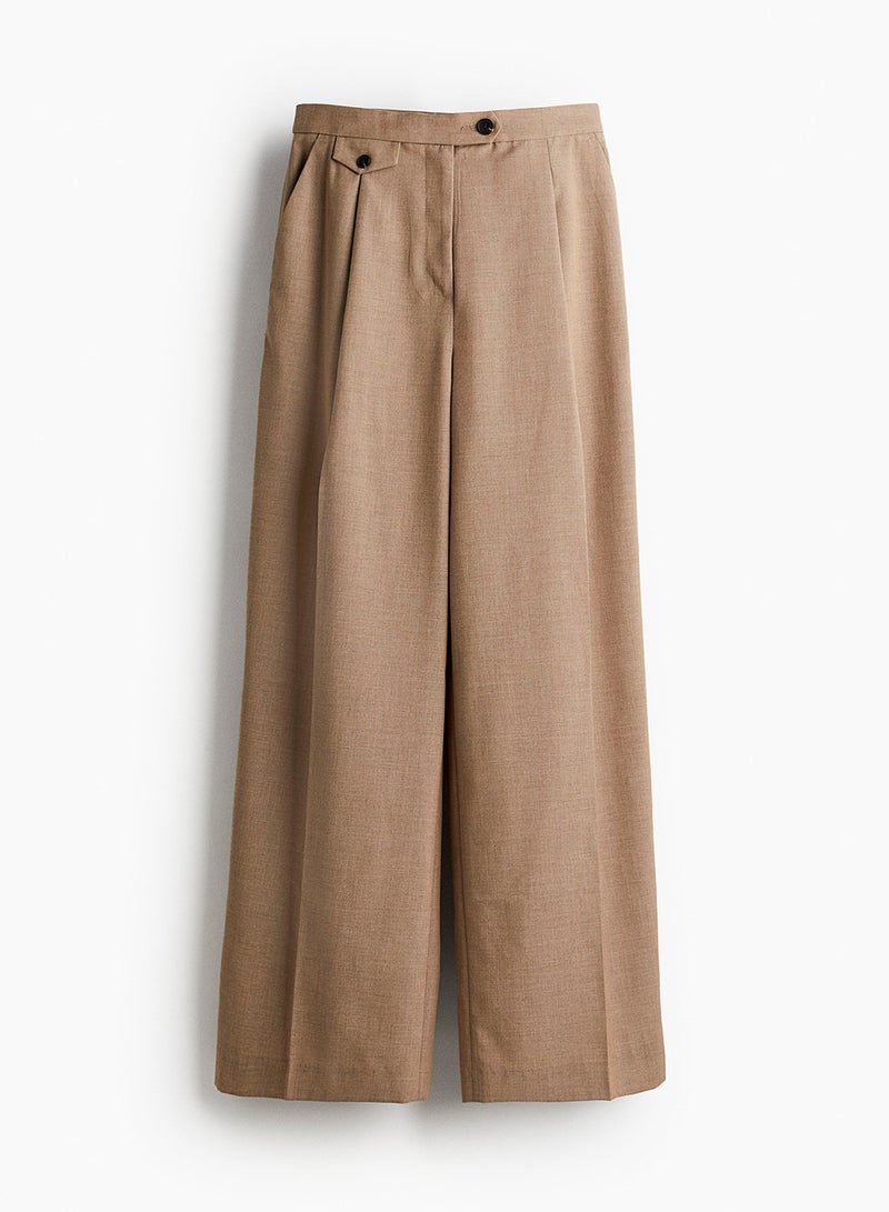 Crease-Leg Trousers