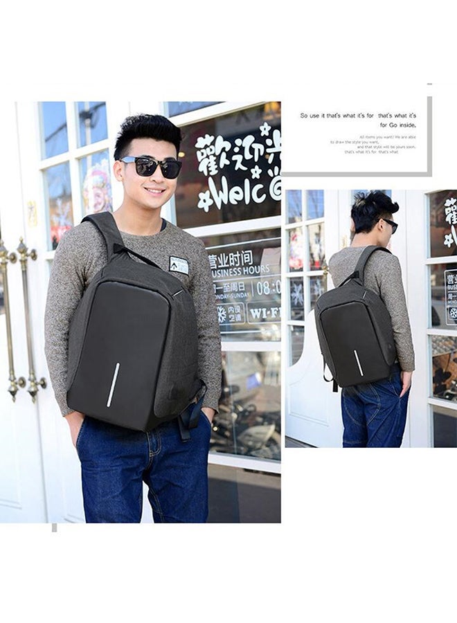 Canvas Backpack Black