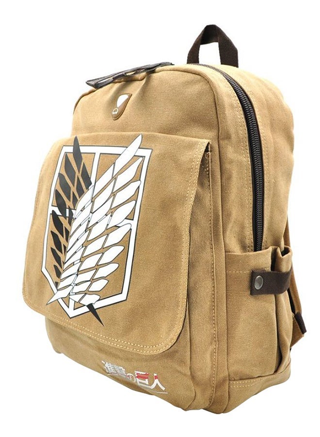 Attack On Titan Cosplay Backpack Khaki