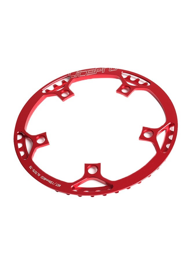 Single Crank Ring Round Chain Bcd 5 Bolts Chainring 53T / 45T