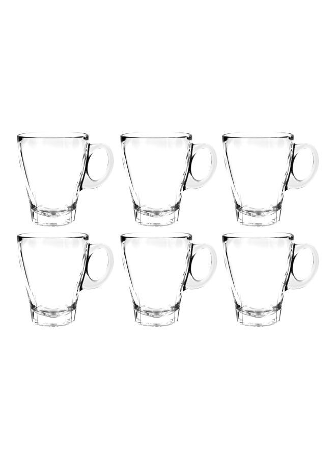 Pack Of 6 Caffe Americano Mug Clear 355ml