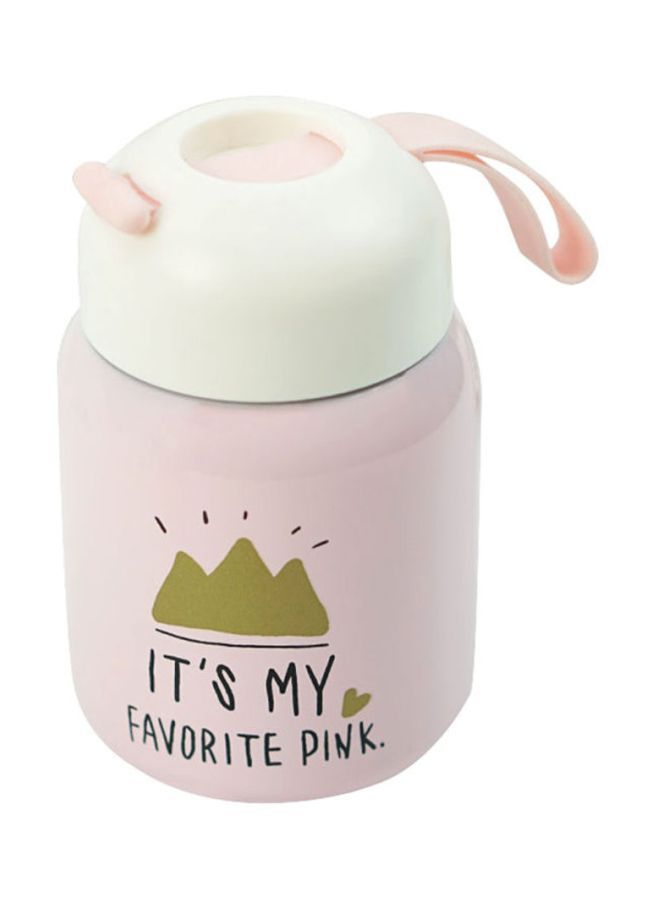 Coffee Mug Pink/White/Black 220ml