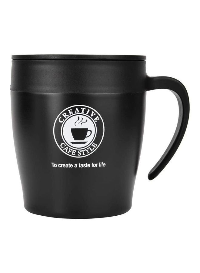 Stainless Steel Insulated Coffee Mug Black