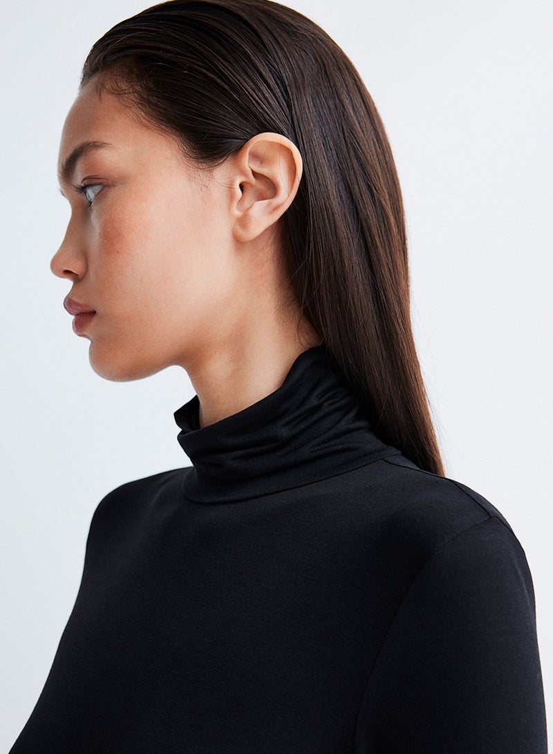 Polo-Neck Top