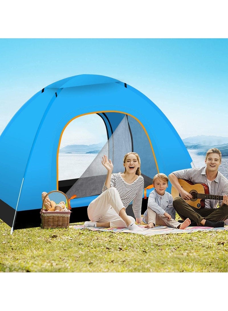 4-Person Waterproof Camping Tent with Easy Setup – All-Season Outdoor Shelter for Hiking, Backpacking, and Family Camping