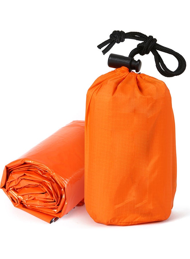 2-Pack Lightweight Survival Sleeping Bag Orange 11 x 3 10cm