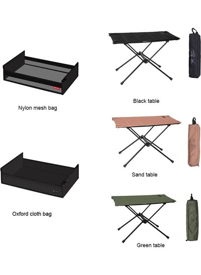 Outdoor Camping Picnic Under Table Storage Oxford Cloth Bag 20.00x3.00x11.00cm