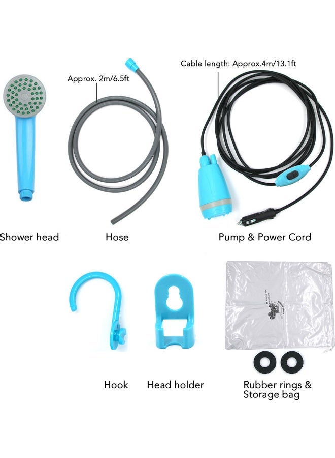 Camping Portable Shower 25 x 10 16cm