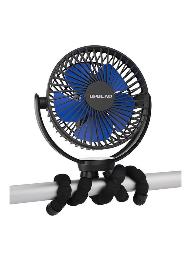 USB Mini Charging Fan Blue 20 x 8 17cm