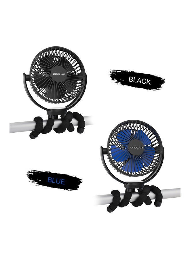 USB Mini Charging Fan Blue 20 x 8 17cm