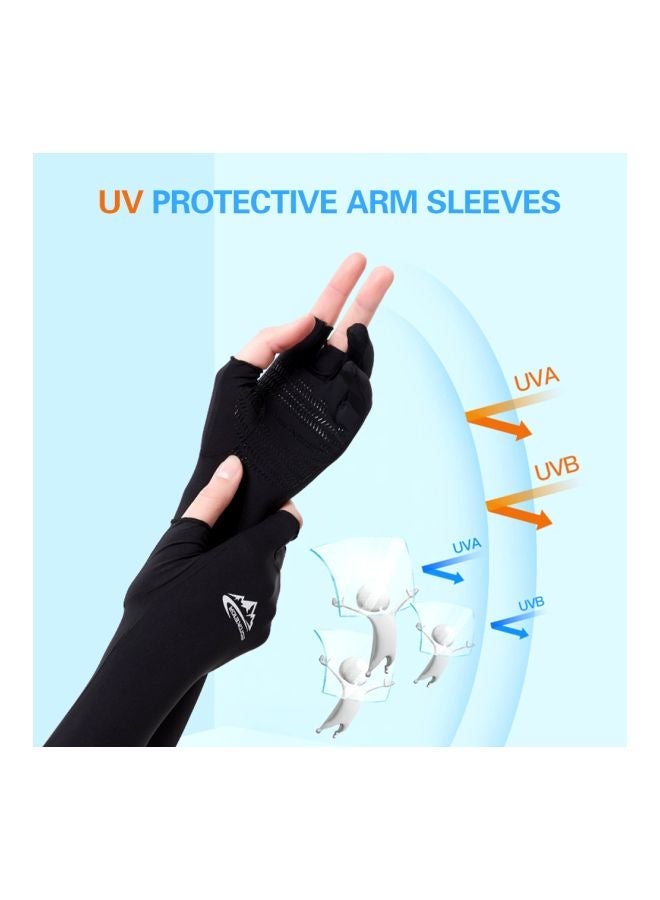 Pairt Of UV Protection Long Arm Sleeves L