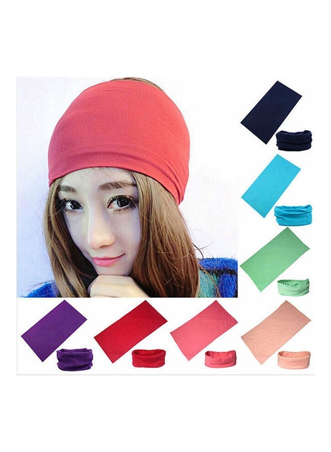 Women Pure Color Cycling Headscarf Head Wrap Bandana Scarf Headwear Warm 20*10*20cm