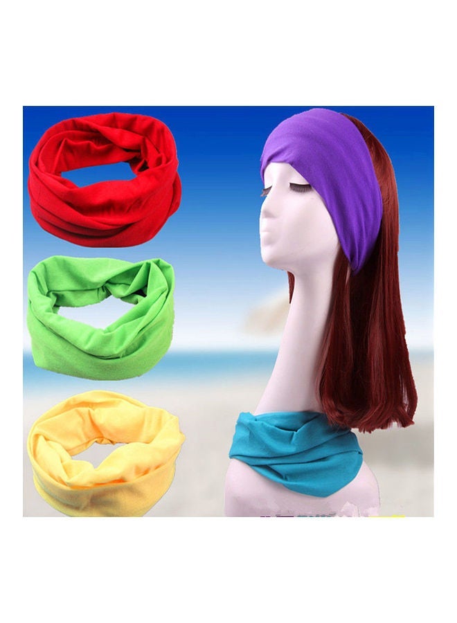 Women Pure Color Cycling Headscarf Head Wrap Bandana Scarf Headwear Warm 20*10*20cm