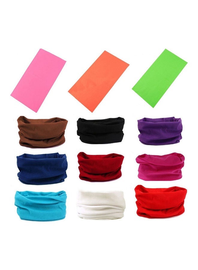 Women Pure Color Cycling Headscarf Head Wrap Bandana Scarf Headwear Warm 20*10*20cm