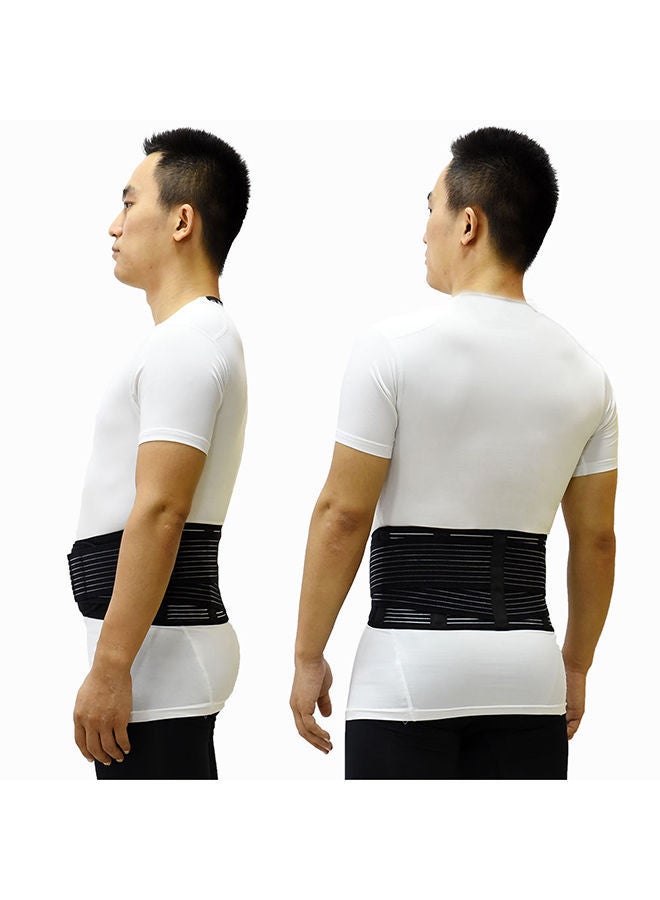 Portable Double Layer Waist Support Belt For Lower Back Pain