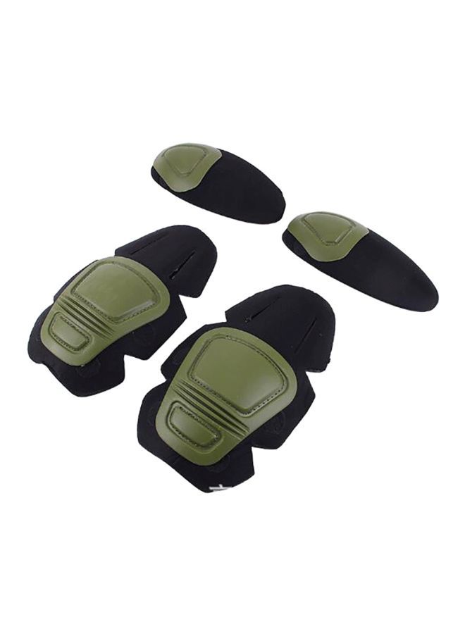 4-Piece Knee And Elbow Pad Set 20x12x2centimeter