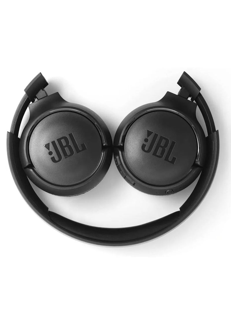 Tune 510Bt Wireless On-Ear Headphones - Pure Bass - 40H Battery - Speed Charge - Fast Usb Type-C - Foldable Black