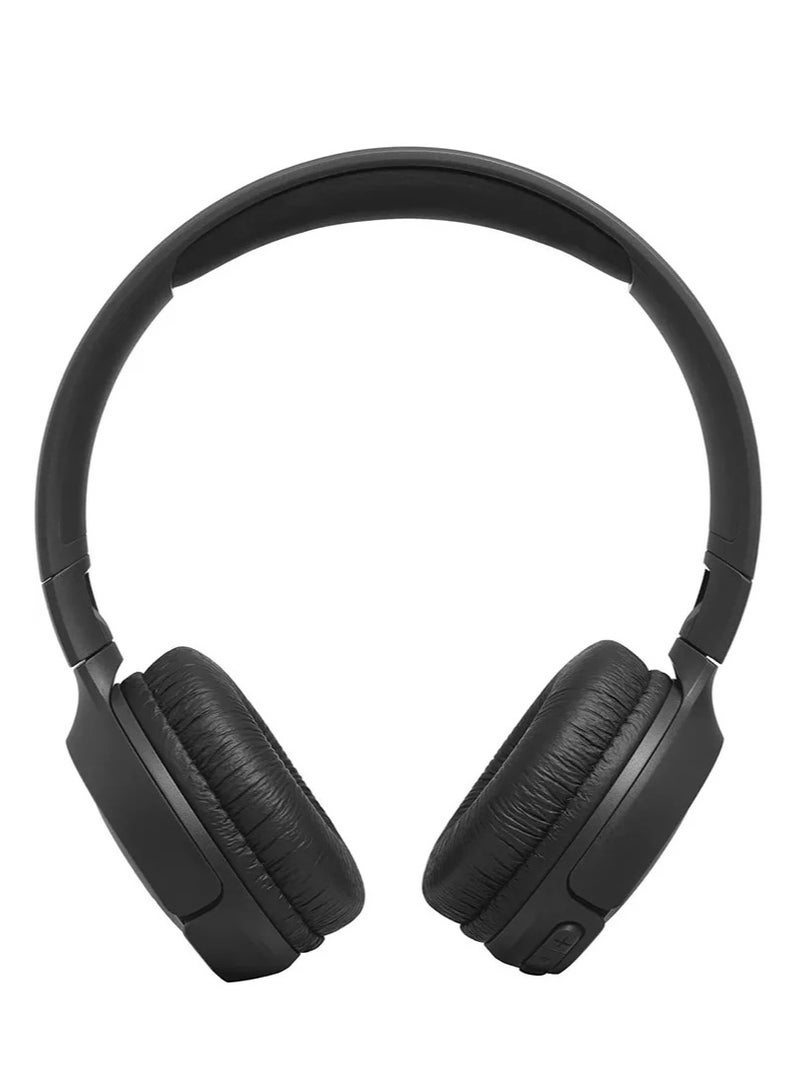 Tune 510Bt Wireless On-Ear Headphones - Pure Bass - 40H Battery - Speed Charge - Fast Usb Type-C - Foldable Black