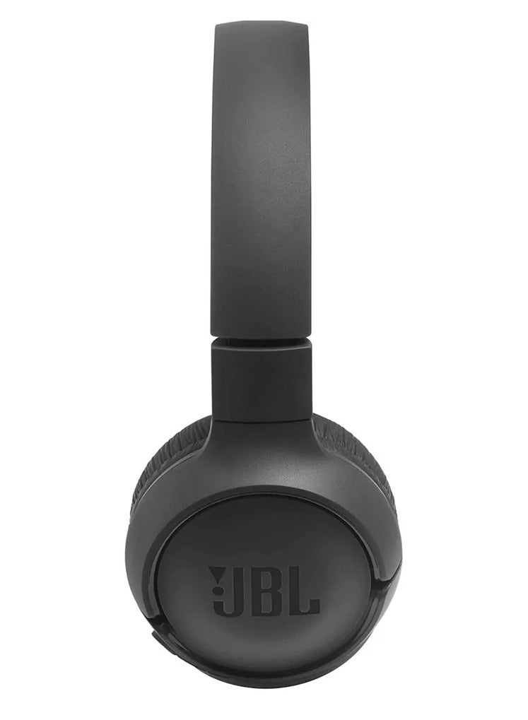 Tune 510Bt Wireless On-Ear Headphones - Pure Bass - 40H Battery - Speed Charge - Fast Usb Type-C - Foldable Black