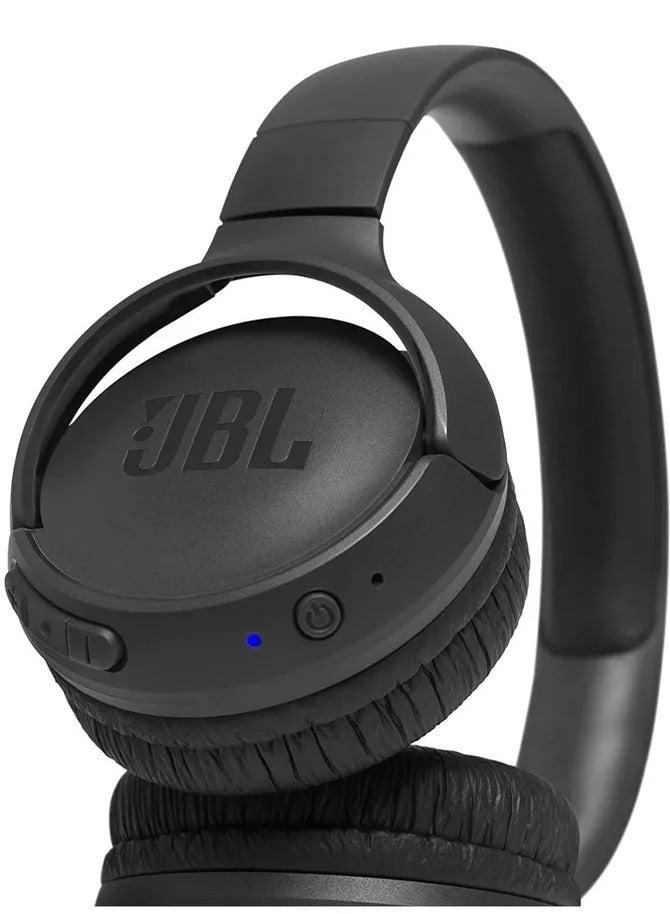 Tune 510Bt Wireless On-Ear Headphones - Pure Bass - 40H Battery - Speed Charge - Fast Usb Type-C - Foldable Black