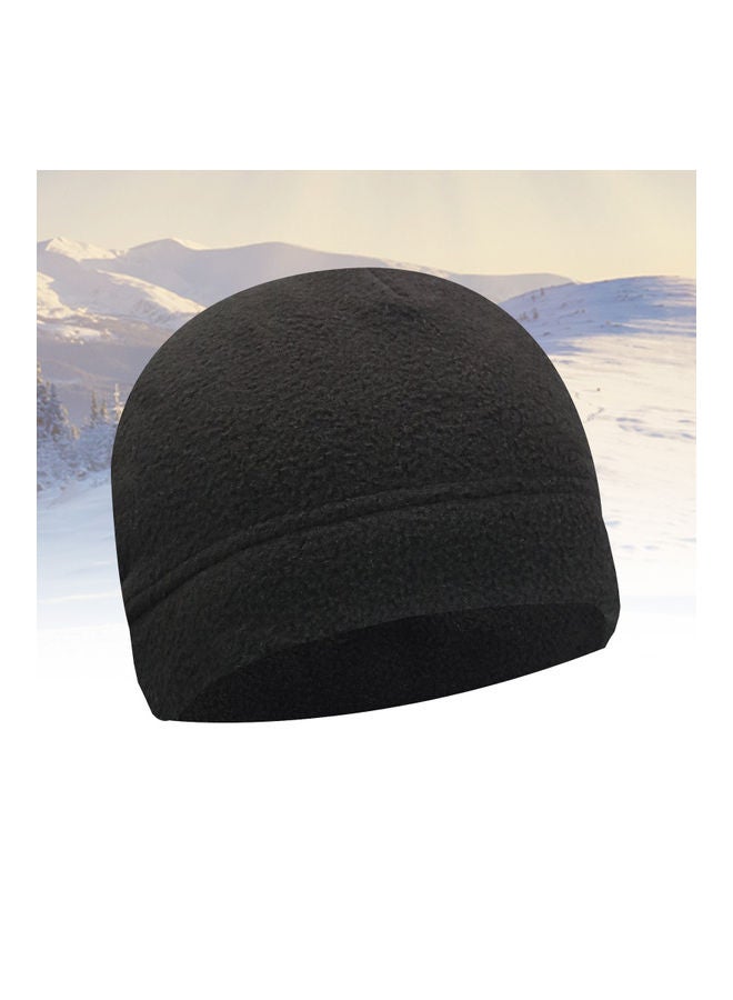 Men Women Winter Hat Polar Fleece Warm Thick Windproof Cycling Hiking Outdoor Beanie Skull Cap 12x5x10cm