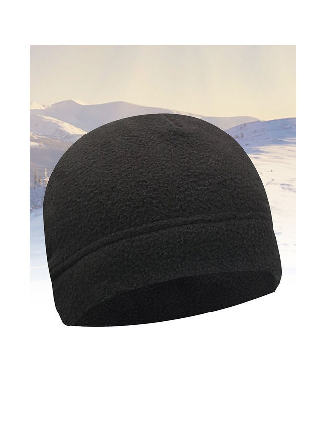 Men Women Winter Hat Polar Fleece Warm Thick Windproof Cycling Hiking Outdoor Beanie Skull Cap 12x5x10cm