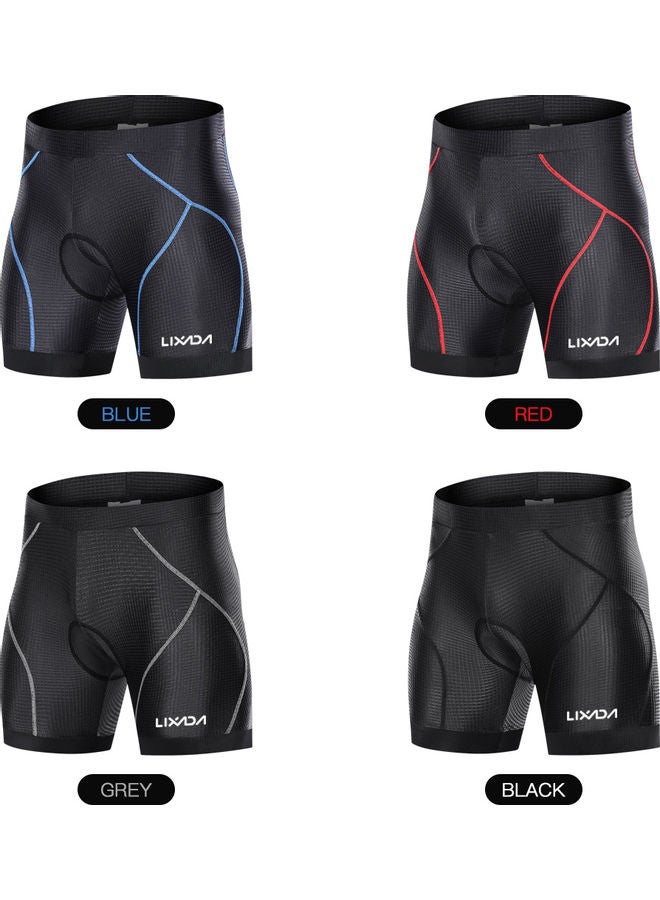 Men 3D Padded Leg Grips Bicycle Shorts L