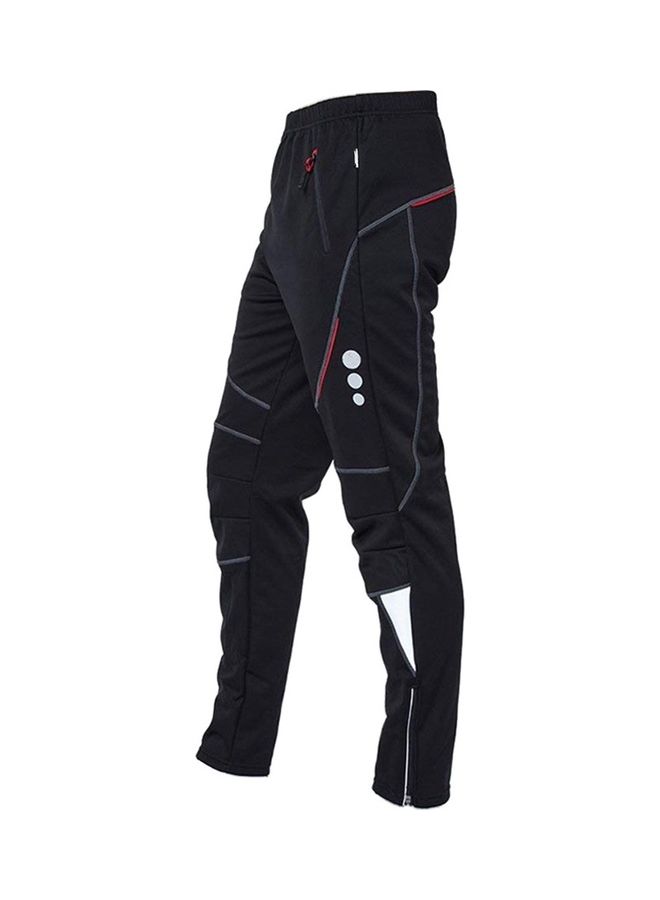 Windproof Thermal Fleece Cycling Pants