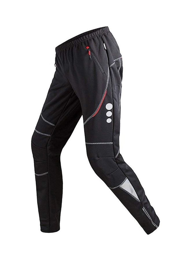 Windproof Thermal Fleece Cycling Pants