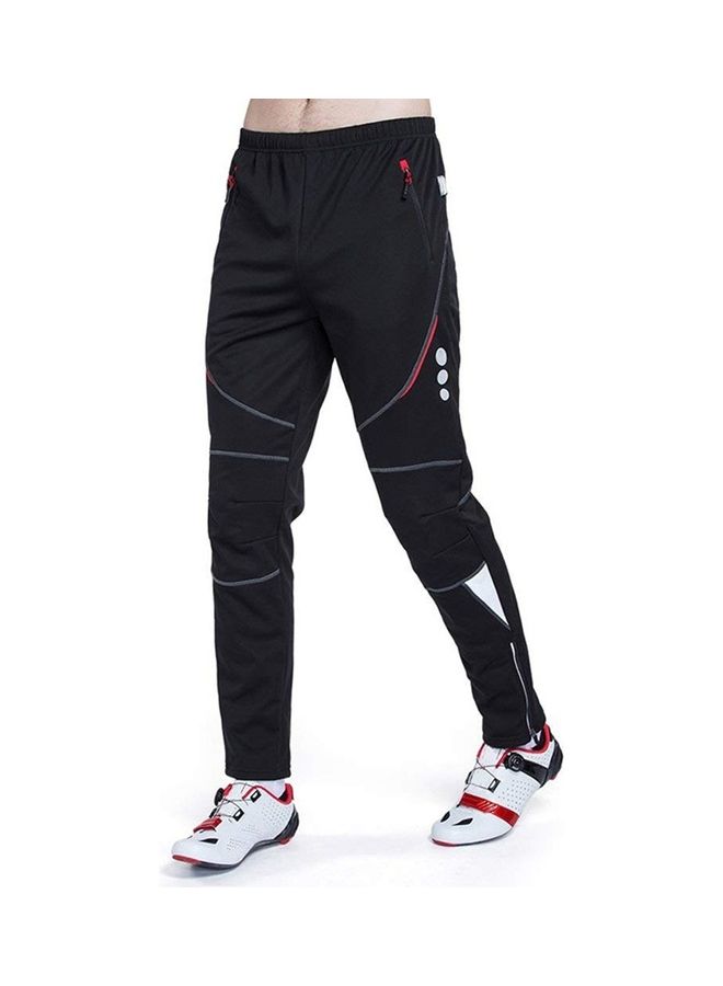 Windproof Thermal Fleece Cycling Pants