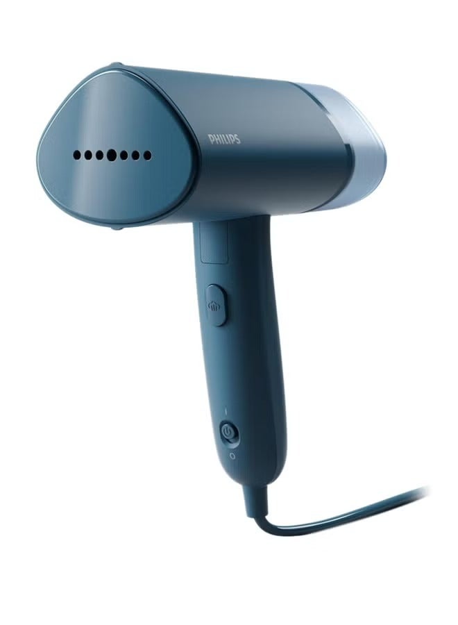 Compact Handheld Steamer 3000 Series - 20g/min Continuous Steam, 2M Cord Length, Compact & Foldable, 100 ml 1000 W STH3000/26 Blue