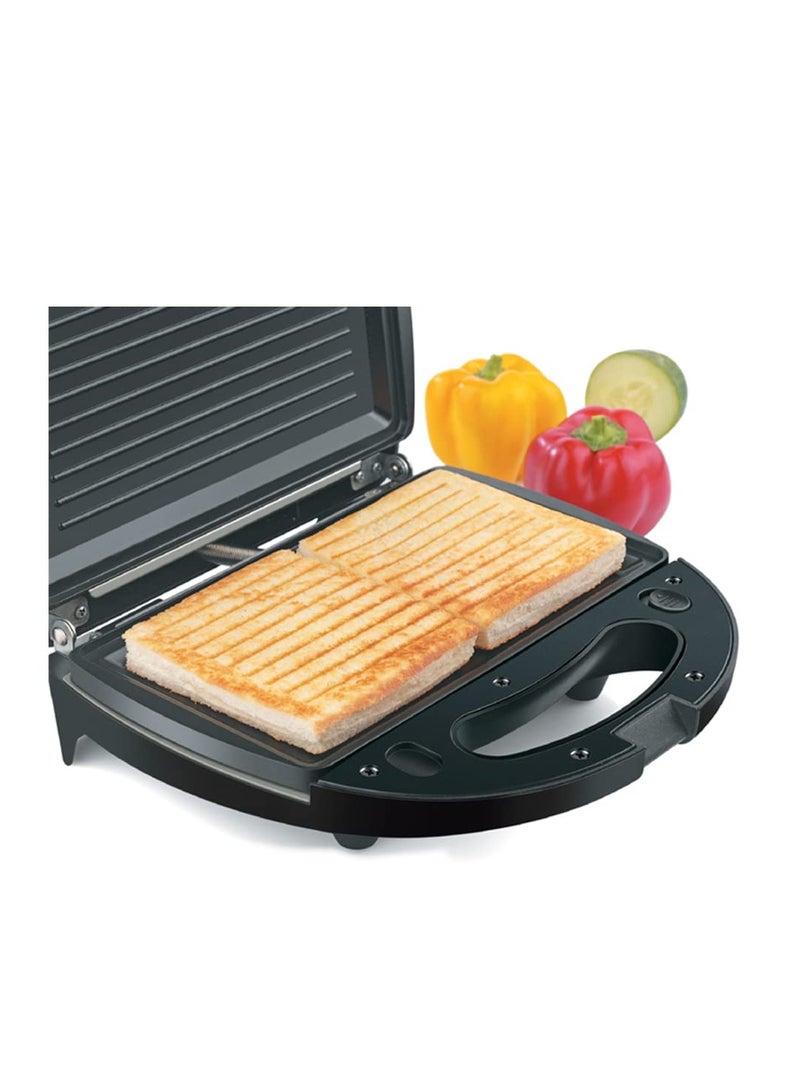 Premier 3-in-1 Sandwich Maker, 750 Watt, With Detachable Plates For Toast, Waffle And Grill - Psm03, Multifunctional Electric Non Stick Compact, Versatile, Easy To Clean Sandwich Maker