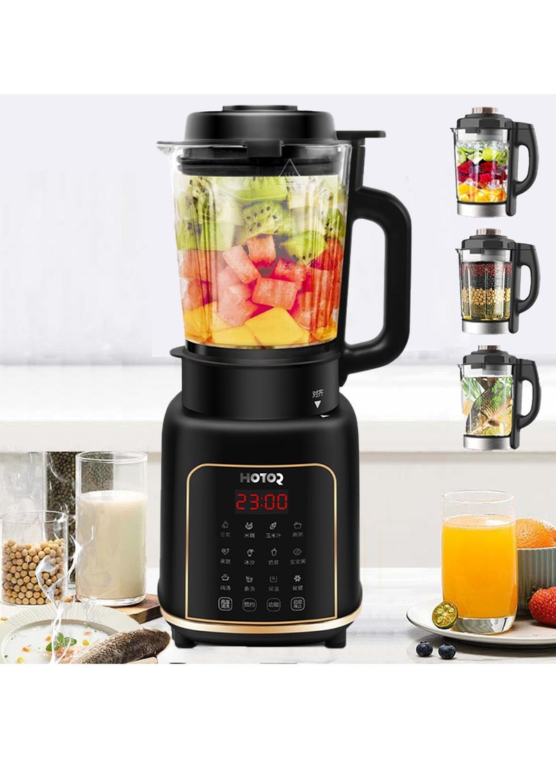 Food Processor,1.65L Blender, Grinder, Chopper, Citrus Juicer, Slicing And Shredding Blades