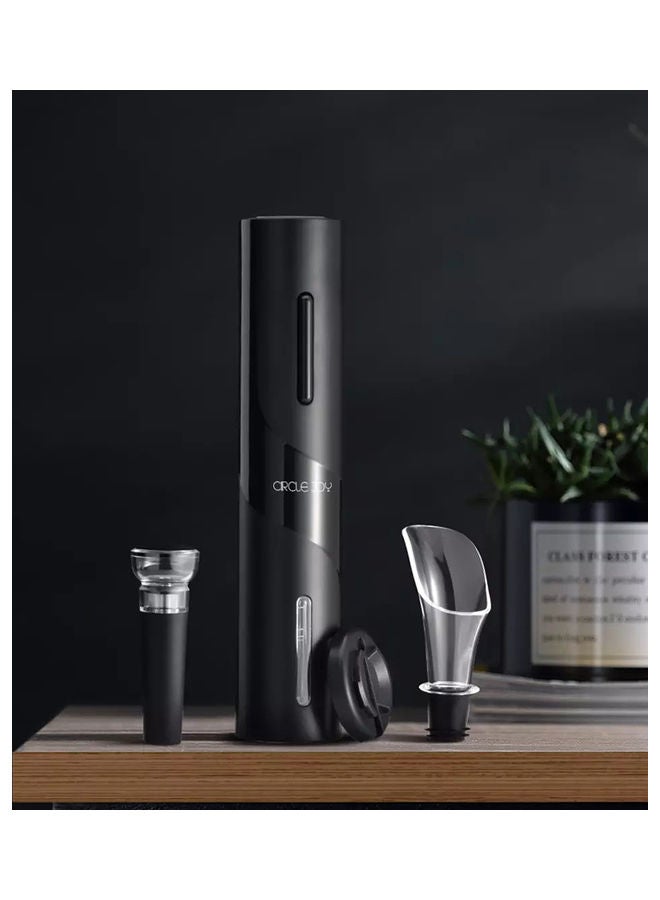 4-In-1 Automatic Electric Wine Opener Black 24.2 x 5.5 9cm