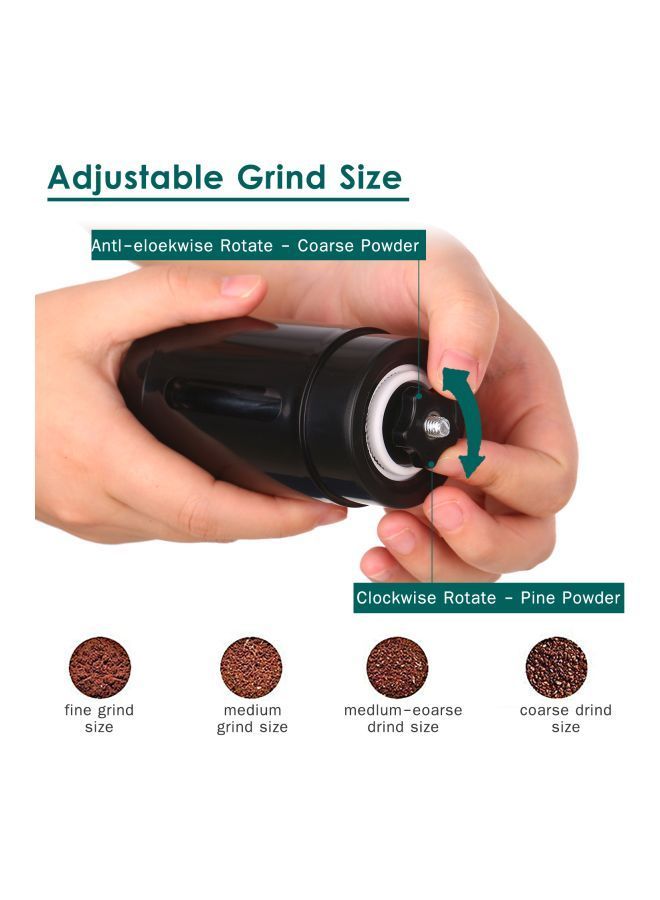 Manual Coffee Grinder Black 22x6x7cm