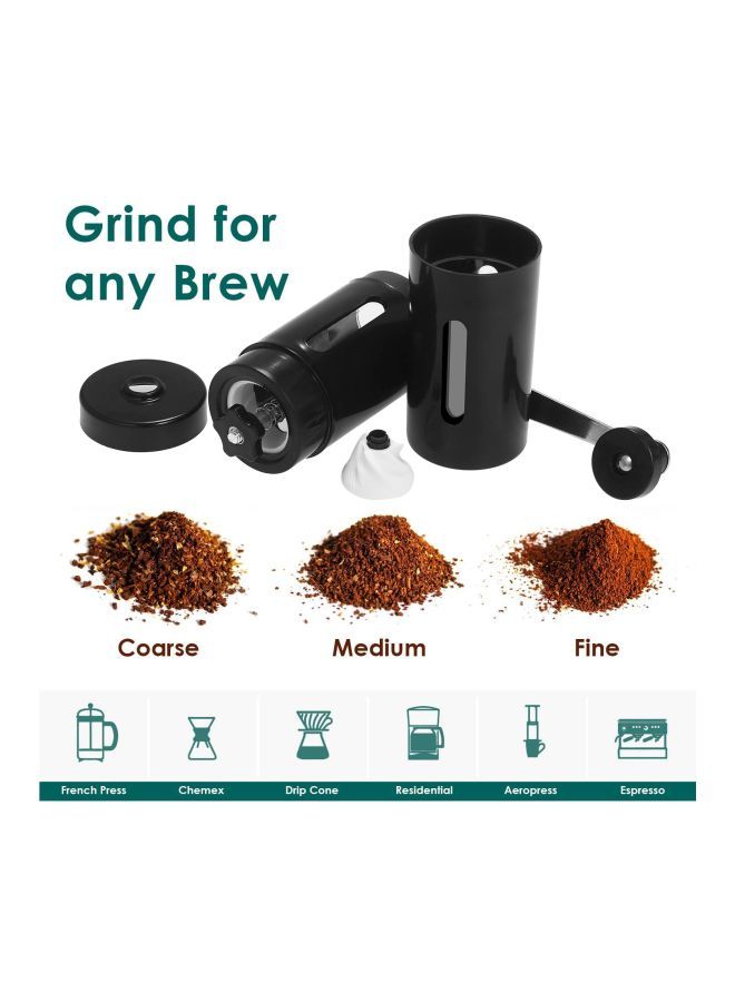 Manual Coffee Grinder Black 22x6x7cm