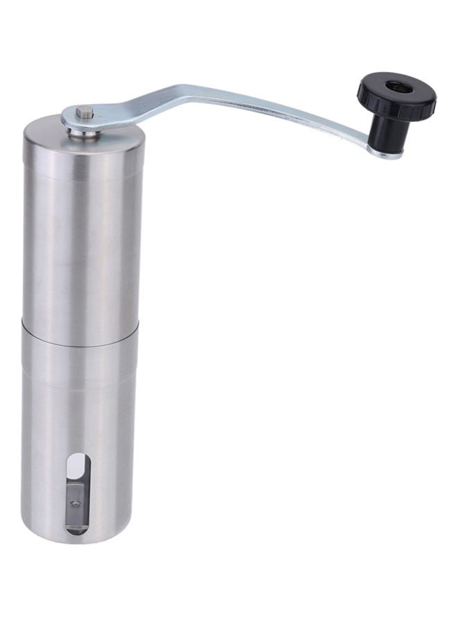 Stainless Steel Manual Coffee Bean Grinder Silver 23 x 6 6centimeter