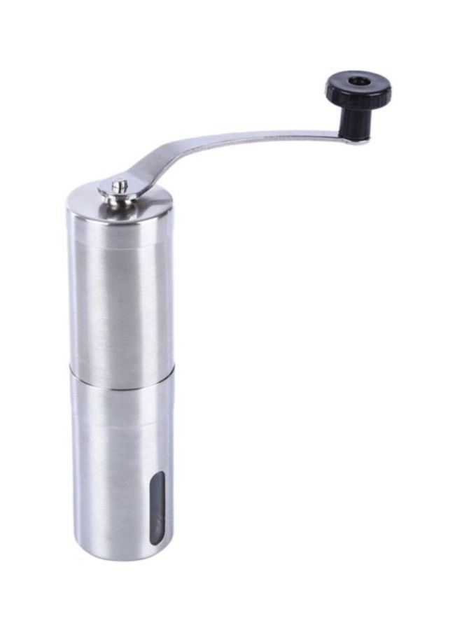 Stainless Steel Coffee Grinder Silver 4.50x4.50x17.50centimeter