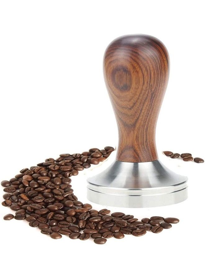 Espresso Tamper Brown/Silver 58mm